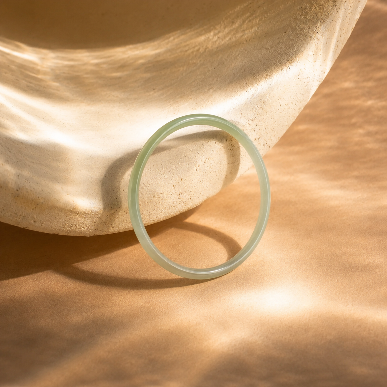 Skinny Jade Bangle